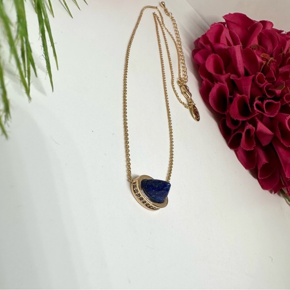 NEW⚜️ Lapis Lazuli Drop Pendant Necklace - Picture 9 of 11